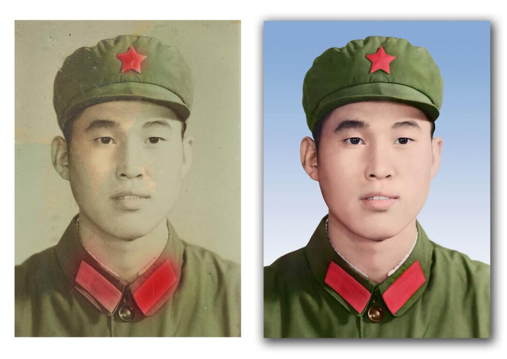 蓝山破损照片修复-18